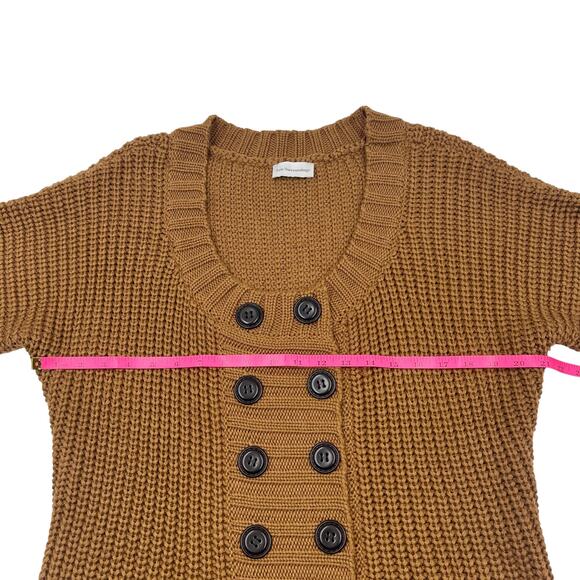 Soft Surroundings Womens Brown Wool Blend Chunky Knit Tunic Sweater Dress Sz XL - Picture 11 of 14